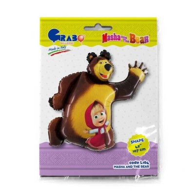 Balão Foil Supershape Masha e Urso 42''