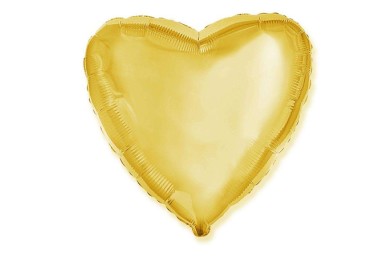Balão Foil Coração 18” Ouro