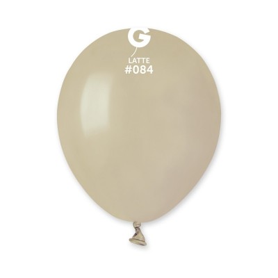 Balões Latex Gemar Latte 5” c/100