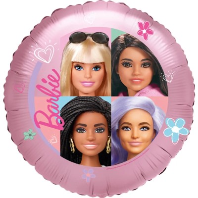 Balão Foil Barbie Redondo 43cm