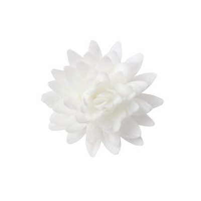 Dekora Flor Branca Pompom 4,5 cm