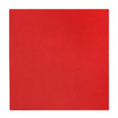 Guardanapos Lisos Cor Vermelho 33x33cm c/16