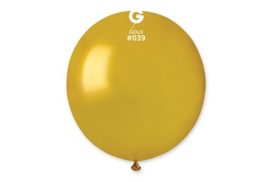 Balões Latex Gemar Gold 19'' c/10