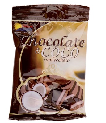 Drops Choc. Coco Recheio Nazaré 100 gr