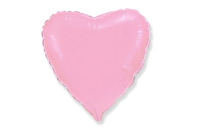 Balão Foil Coração 18” Rosa Claro