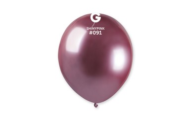 Balões Latex Gemar Shiny Pink 5” c/100