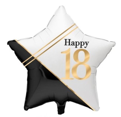 Givi Balão Foil Happy Birthday 18 anos 45cm