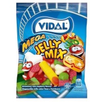 Vidal Saquetas Mega Sort. Brilho 100gr c/14