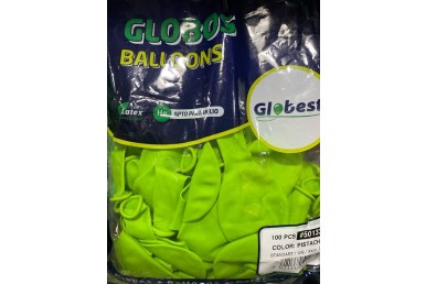 Balões Latex Globest Cores Pistachio 30cm c/100