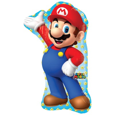 Balão Foil Super Mario SuperShape 55x83cm
