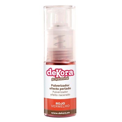 Dekora Pulverizador Efeito Perlado Vermelho 10gr