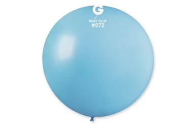 Balões Latex Gemar Azul Bebe 31” c/10