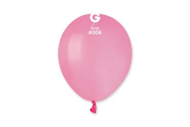 Balões Latex Gemar Rosa 5” c/100