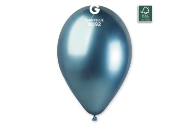Balões Latex Gemar Shiny Blue 13” c/50
