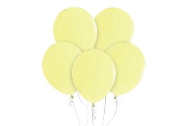 Balões Beleza Charme Amarelo Pastel 12'' c/50