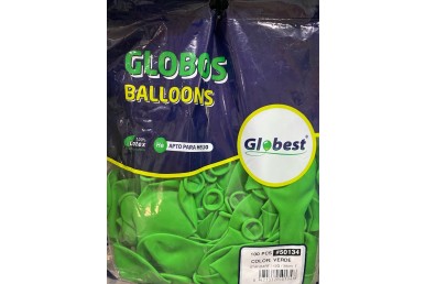 Balões Latex Globest Cores Verde 30cm c/100