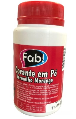 Corante em Pó 80 gr Vermelho