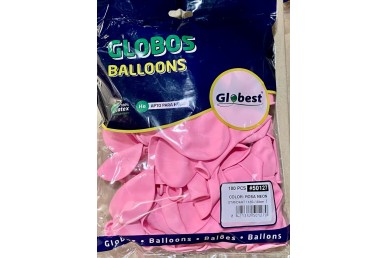 Balões Latex Globest Cores Rosa Neon 30cm c/100