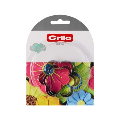 Corta Massa Inox Flores Grilo