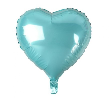 Balão Foil Coração 18” Azul Claro
