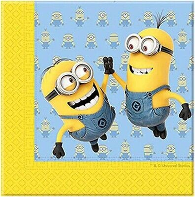 Guardanapos Minions 33x33cm c/20