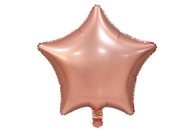 Balão Foil Estrela 18” Rosa Gold