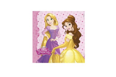 Guardanapos Princesas Disney 33x33cm c/20