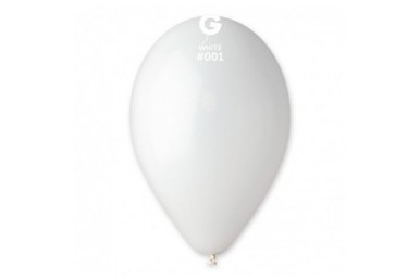 Balões Branco Gemar Latex 12" c/10
