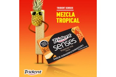 Trident Senses Tropical Mix c/4