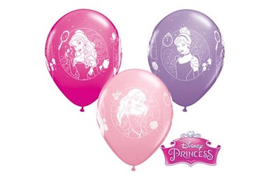 Balões Latex Princesas Disney 12" c/6