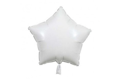 Balão Foil Estrela 18” Branco