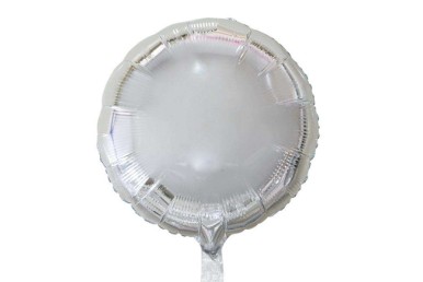 Balão Foil Redondo 18” Prata