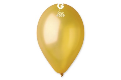 Balões Latex Gemar Dourado 12” c/10