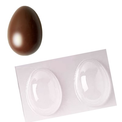 Molde Ovos Liso Plástico 11.5x8.5cm