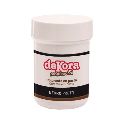 Dekora Corante Em Pasta Preto 30gr