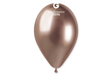 Balões Rosa Gold Shiny Gemar 13” com 50