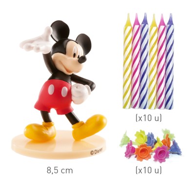 Dekora Kit Mickey com 10 Velas PVC