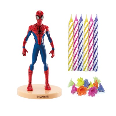 Dekora Kit Spiderman com 10 Velas PVC