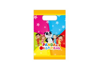 Sacos para festas Panda e caricas C/8