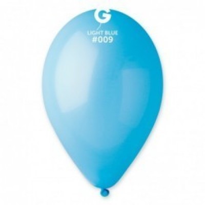 Balões Azul Claro Gemar Latex c/100