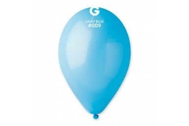 Balões Azul Claro Gemar Latex c/100