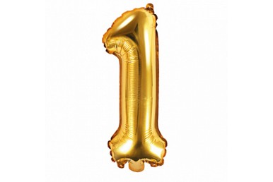 Balão Foil Globest Ouro Número 1