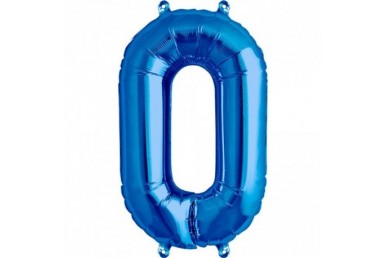 Balão Foil Globest Azul Número 0