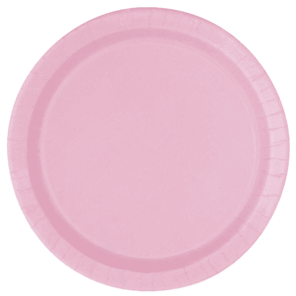 Pratos Papel Pequeno Rosa c/6