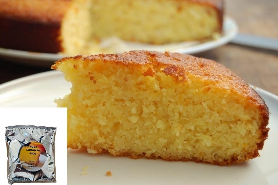 Cake Preparado Bolo Laranja 500gr