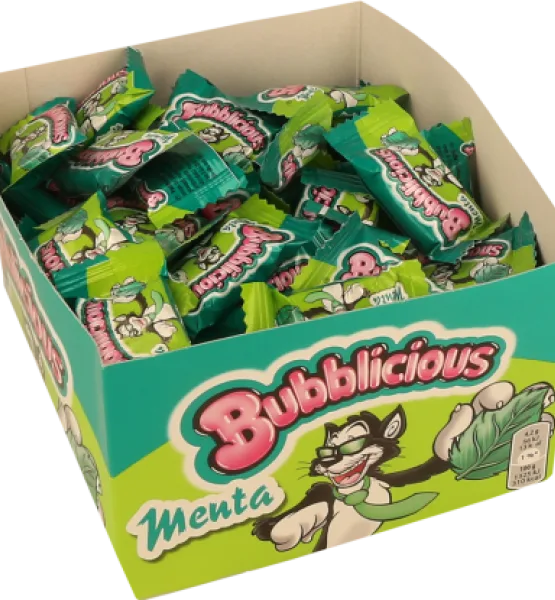 Bubblicious Menta c/100