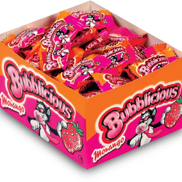 Bubblicious Morango c/100