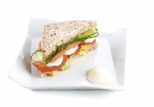 Prato Sandwich 18x18cm Porcelana
