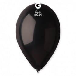 Balões Latex #014 Preto 12” Gemar c/100