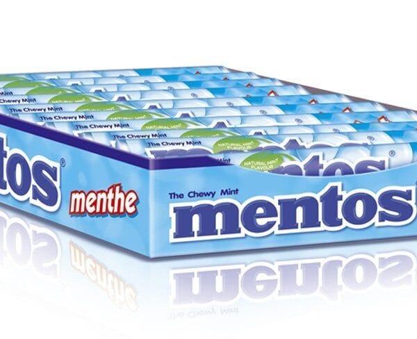 Mentos Menta 38gr c/20